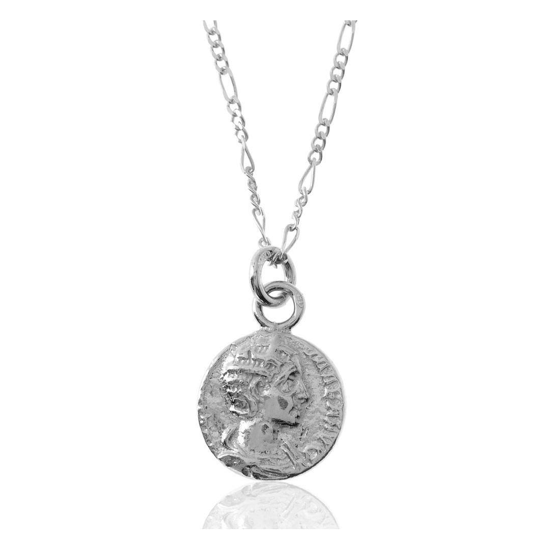 Silver Necklace - Roman Coin
