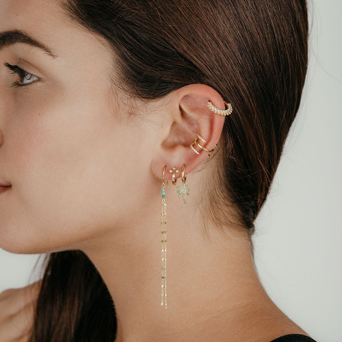 Jstyle Ear Cuff Earrings for Women Cuff Chain India | Ubuy